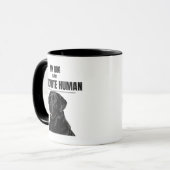 My Dog Is My Favorite Human – Black Lab Coffee Mug マグカップ (正面左)