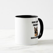 My Dog Is My Favorite Human German Shepherd Mug マグカップ (正面右)