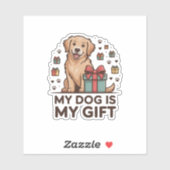 My Dog Is My Gift - Golden Retriever シール (シート)