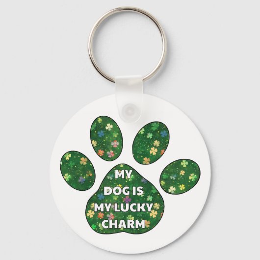 My Dog is my lucy charm キーホルダー (正面)