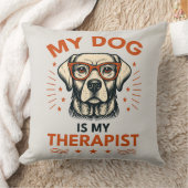 My dog is my therapist クッション (ブランケット)