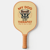 My dog is my therapist ピックルボールラケット (裏面)