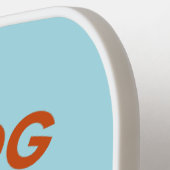 My dog is my therapist ピックルボールラケット (左詳細)