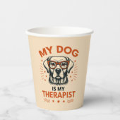 My dog is my therapist 紙コップ (正面)