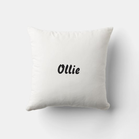 My Dog is my Therapist Throw Pillow クッション (裏面)