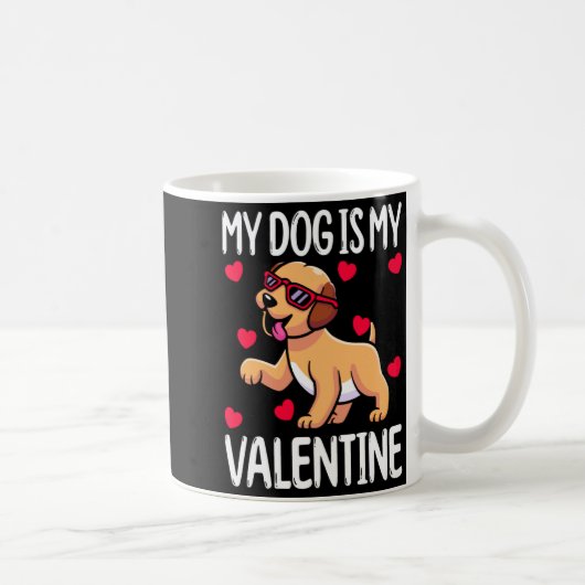 My Dog Is My Valentine コーヒーマグカップ (右)