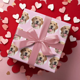 My Dog Is My Valentine Custom Photo Wrapping Paper ラッピングペーパー