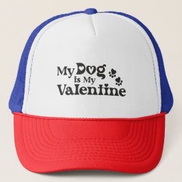 My Dog is My Valentine - Funny Pet Lover Hearts &  キャップ