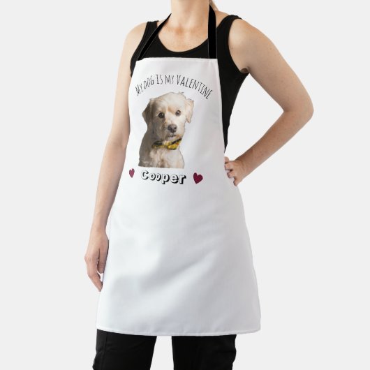 My Dog Is My Valentine – Personalized Pet  エプロン (インサイチュ)