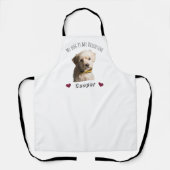 My Dog Is My Valentine – Personalized Pet  エプロン (正面)