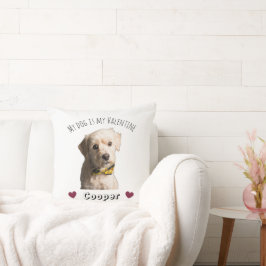 My Dog Is My Valentine – Personalized Pet  クッション
