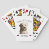 My Dog Is My Valentine – Personalized Pet トランプ (裏面)