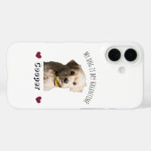 My Dog Is My Valentine – Personalized Pet  Case-Mate iPhoneケース (裏面 (横))
