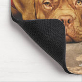 My dog loves soccer and I love my dog マウスパッド (コーナー)