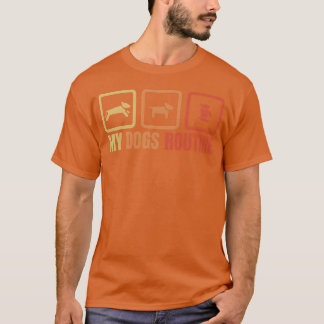 My Dogs Routine boy family Tシャツ