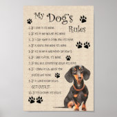 My dogs rules ポスター (正面)
