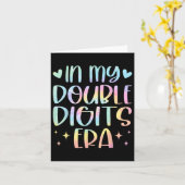 My Double Digits Era Birthday Era For Women Girls  カード (黄色い花)