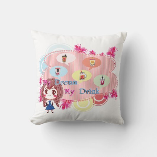 My Drink Pillow クッション (正面)