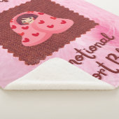 My Emotional Support Blanket with Cozy Girl シェルパブランケット (3/4)