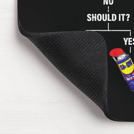 My Engineering Blueprint - Funny Engineer マウスパッド (コーナー)