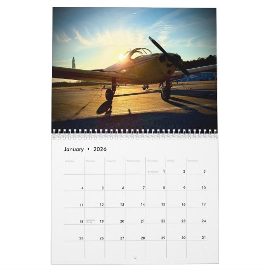 My Ercoupe Calendar 2026 カレンダー (1月 2026)