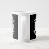 My Face on a BLACK Custom Giant Coffee Mug ジャンボコーヒーマグカップ (裏面)