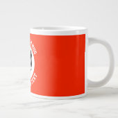 My Face on a BRIGHT RED Custom Giant Mug ジャンボコーヒーマグカップ (右)