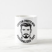 My Face on a Custom Mug コーヒーマグカップ (中央)