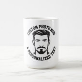 My Face on a Large Custom Mug コーヒーマグカップ (中央)