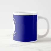 My Face on a NAVY BLUE Custom Giant Mug ジャンボコーヒーマグカップ (右)