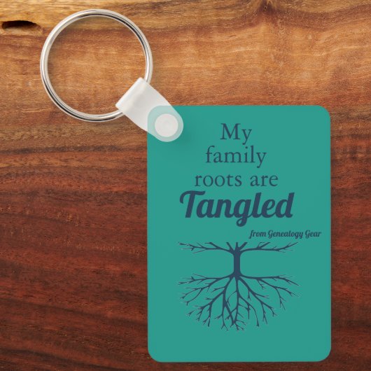 My Family Roots are Tangled キーホルダー (正面)