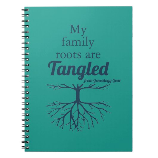 My Family Roots are Tangled ノートブック (正面)