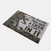 My Family Tree Has A Deer Stand In It ドアマット (アングル)