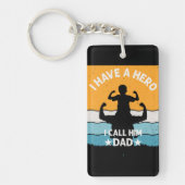 MY FATHER IS A HERO キーホルダー (正面)