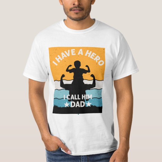 MY FATHER IS A HERO Tシャツ (正面)