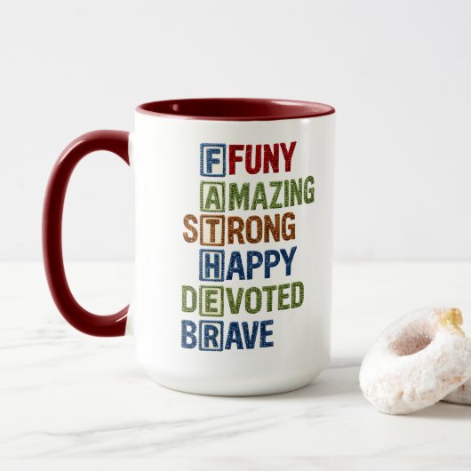 My Father is AWESOME マグカップ (ドーナツ付き)