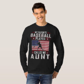 My Favorite Baseball Player Calls Me Aunt Mother D Tシャツ (正面フル)
