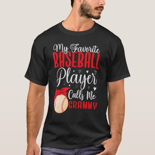 My Favorite Baseball player calls me Grandma Cute  Tシャツ (正面)
