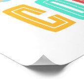 my favorite bunnies call me counselor, retro, vint ポスター (角)