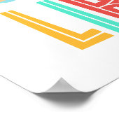 my favorite bunnies call me librarian, retro, vint ポスター (角)