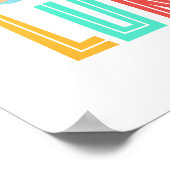 my favorite bunnies call me lunch lady, retro, vin ポスター (角)