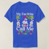 My Favorite Bunny Call Me Construction Worker East Tシャツ (デザイン正面)