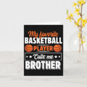 My Favorite Bysketbyll Player Calls Me Brother Mot カード (黄色い花)