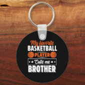 My Favorite Bysketbyll Player Calls Me Brother Mot キーホルダー (正面)