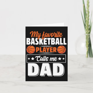 My Favorite Bysketbyll Player Calls Me Dad Father' カード