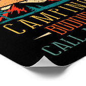 My Favorite Camping Buddies Call Me Papa Funny Fam ポスター (角)