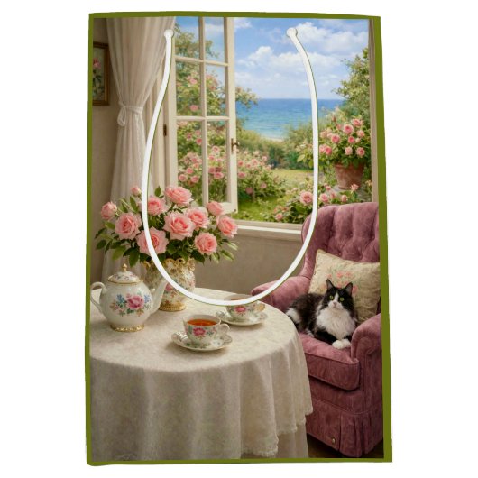 My Favorite Chair , Cat  ミディアムペーパーバッグ (正面)