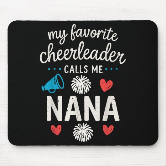 My Favorite Cheerleader Calls Me Nana Grandma Chee マウスパッド (正面)