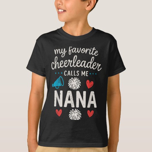 My Favorite Cheerleader Calls Me Nana Grandma Chee Tシャツ (正面)