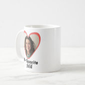 My Favorite Child Custom Photo コーヒーマグカップ (正面左)